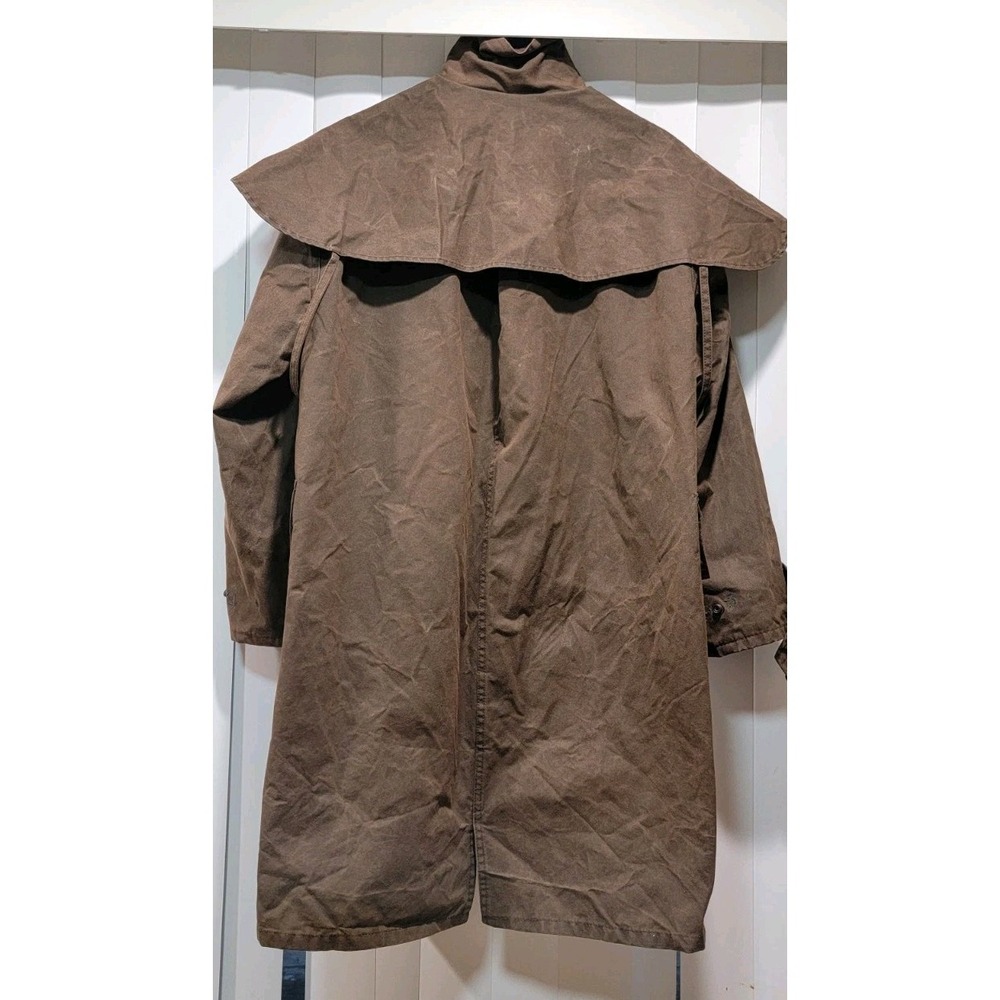 The Australian Coat Company Aussie Riding Jacket Oilskin Canvas Coated Men's Med - Picture 3 of 15